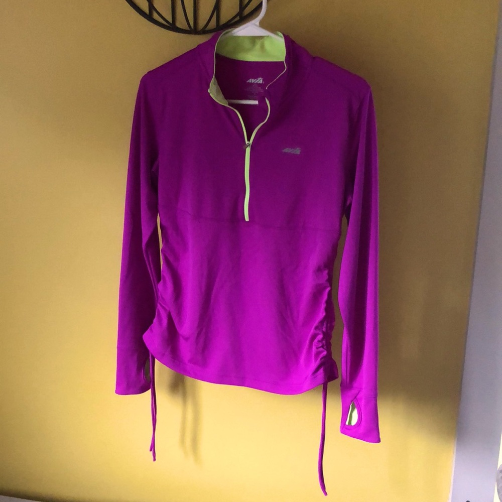 Avis fuchsia 1/4 zip pullover